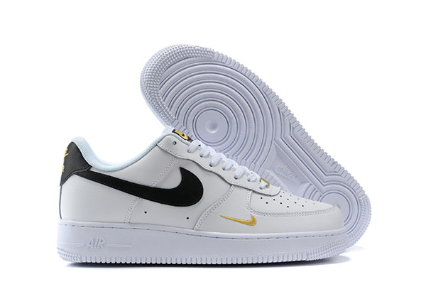 Women's Air Force 1 Low Top White/Black Shoes 104